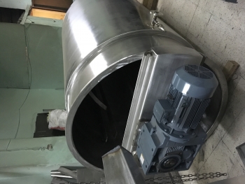 2000 kg Buhar Isıtmalı Mikser Şampuan